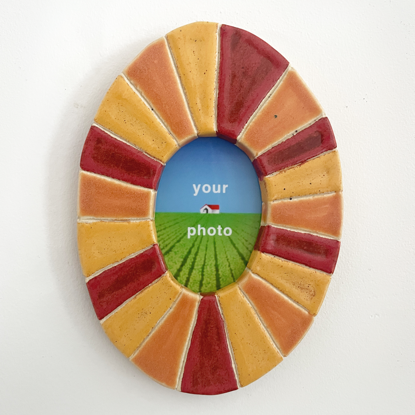 Sunburst Magnetic Instax Picture Frame + Photo