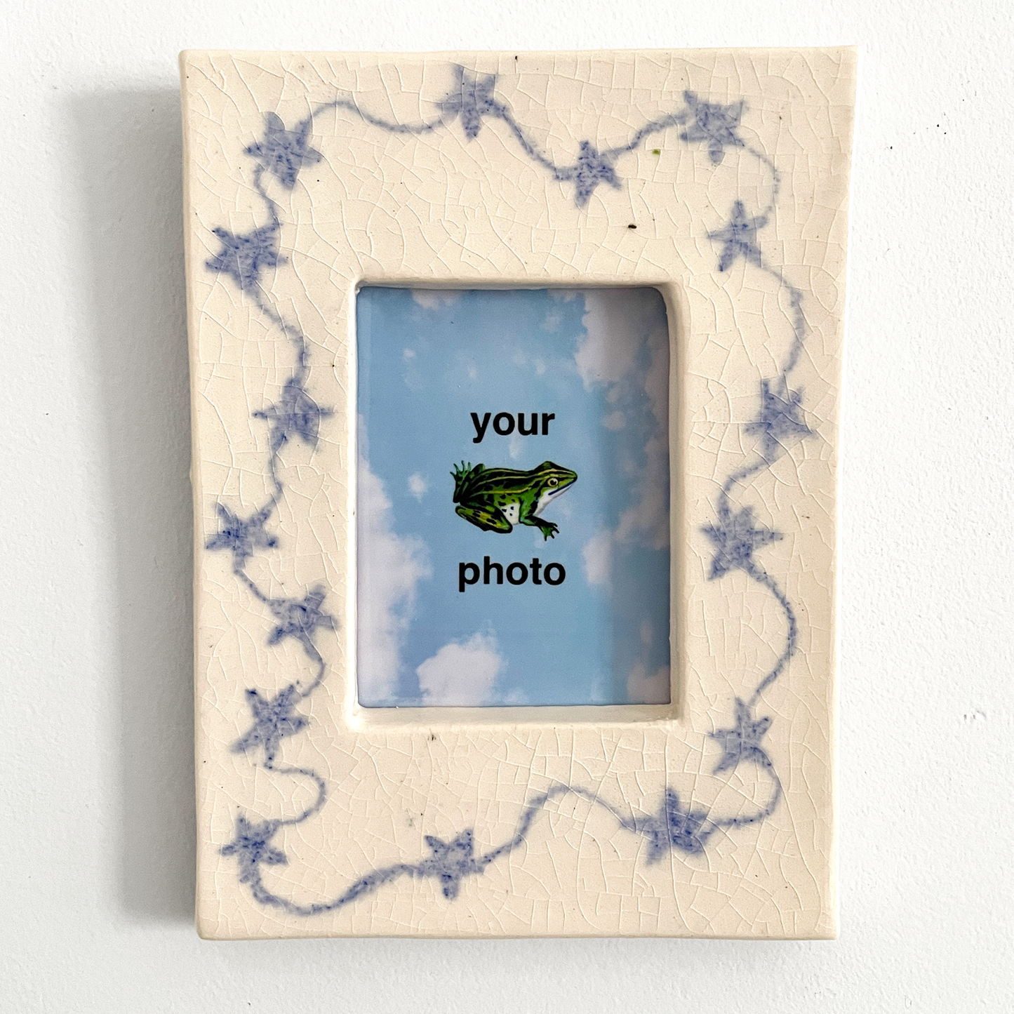 Blue Stars Instax Picture Frame + Photo
