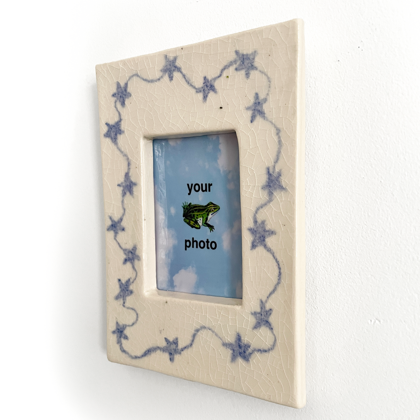 Blue Stars Instax Picture Frame + Photo