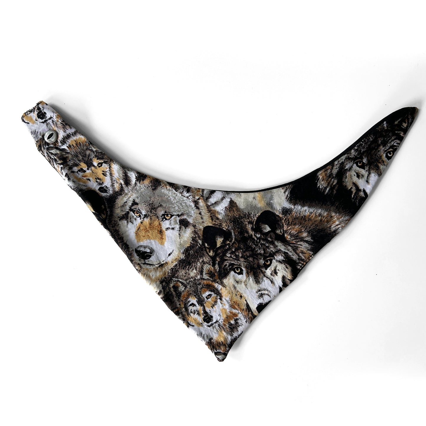 Wolf Square Pet Bandana - Medium/Large