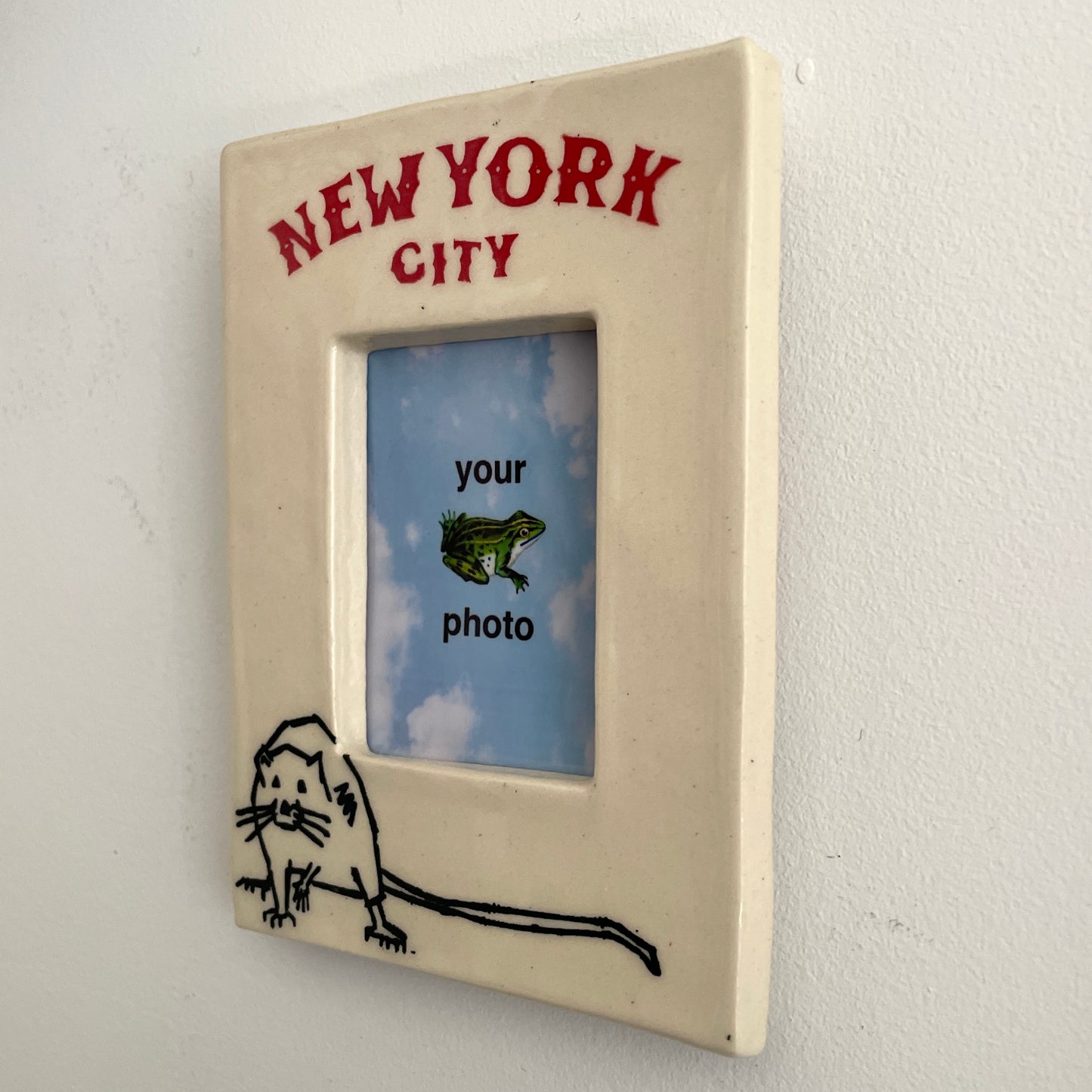 NYC Rat Instax Picture Frame + Photo