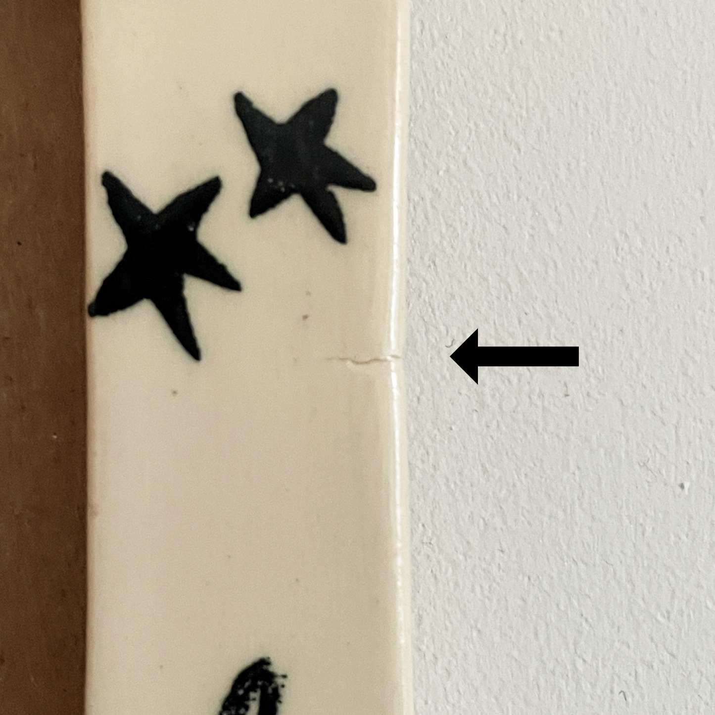 [IMPERFECT] Black New York Stars Instax Picture Frame + Photo