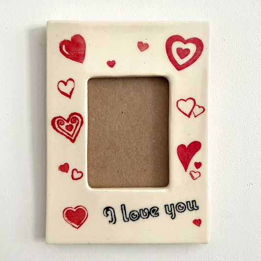 I Love You Picture Frame + Photo