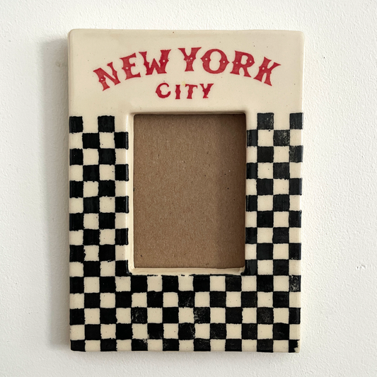 NYC Checkers Instax Picture Frame + Photo