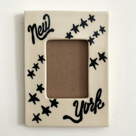 Black New York Stars Instax Picture Frame + Photo