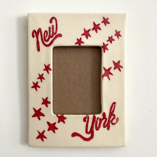 Red New York Stars Instax Picture Frame + Photo