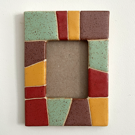 Red Sun Picture Frame + Photo