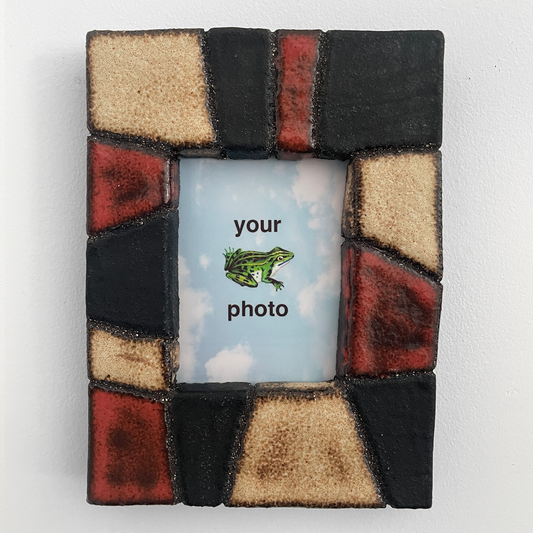 Black, White, and Red 2 Instax Picture Frame + Photo