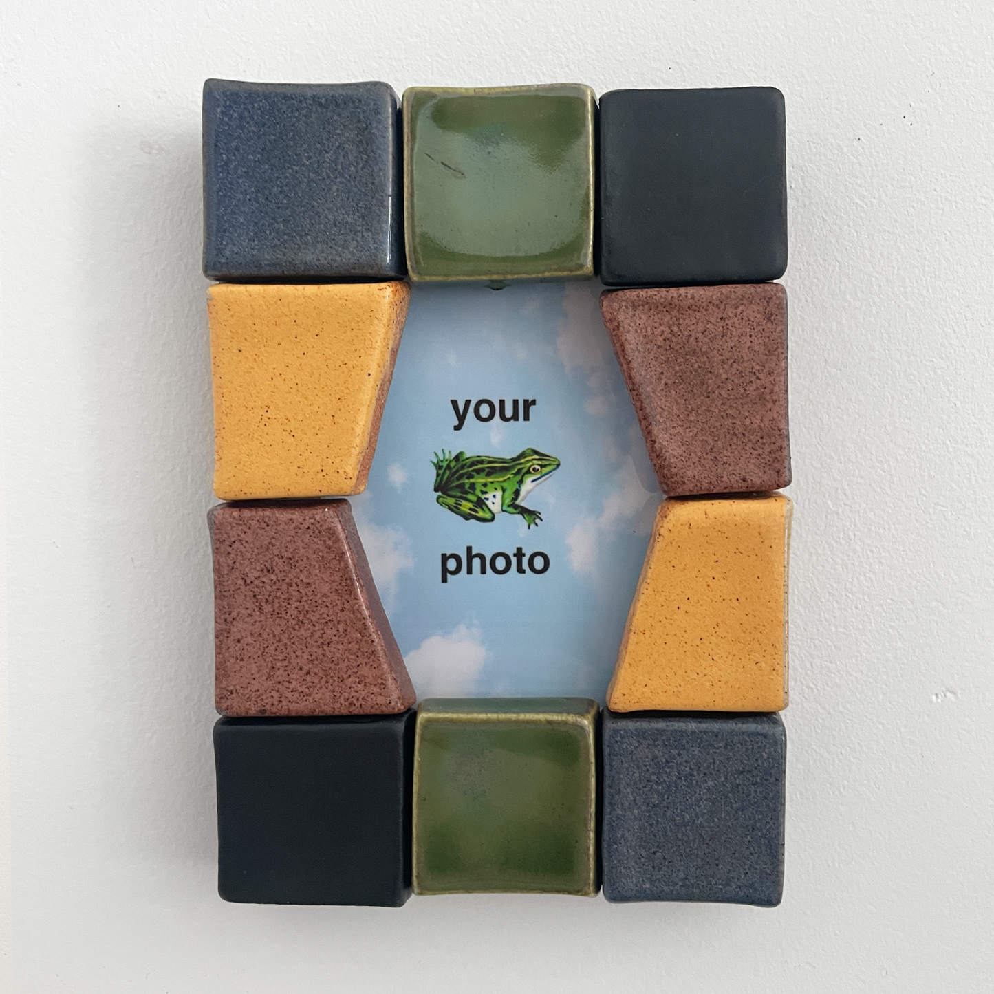 L Train Tiled Instax Picture Frame + Photo