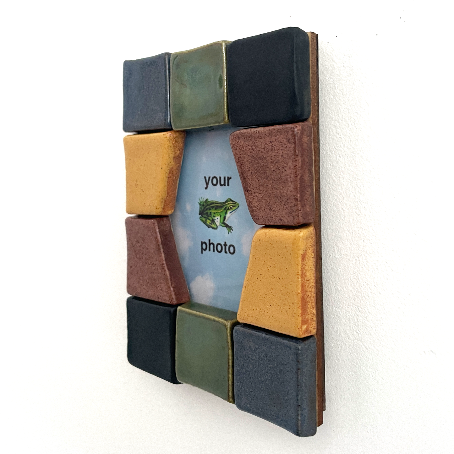 L Train Tiled Instax Picture Frame + Photo