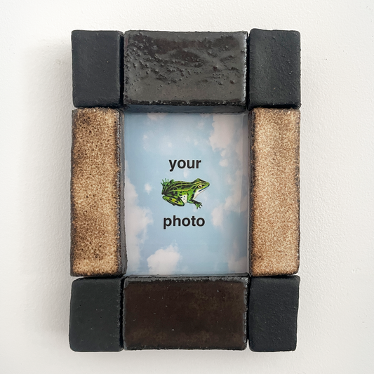 Mocha Grid Instax Picture Frame + Photo