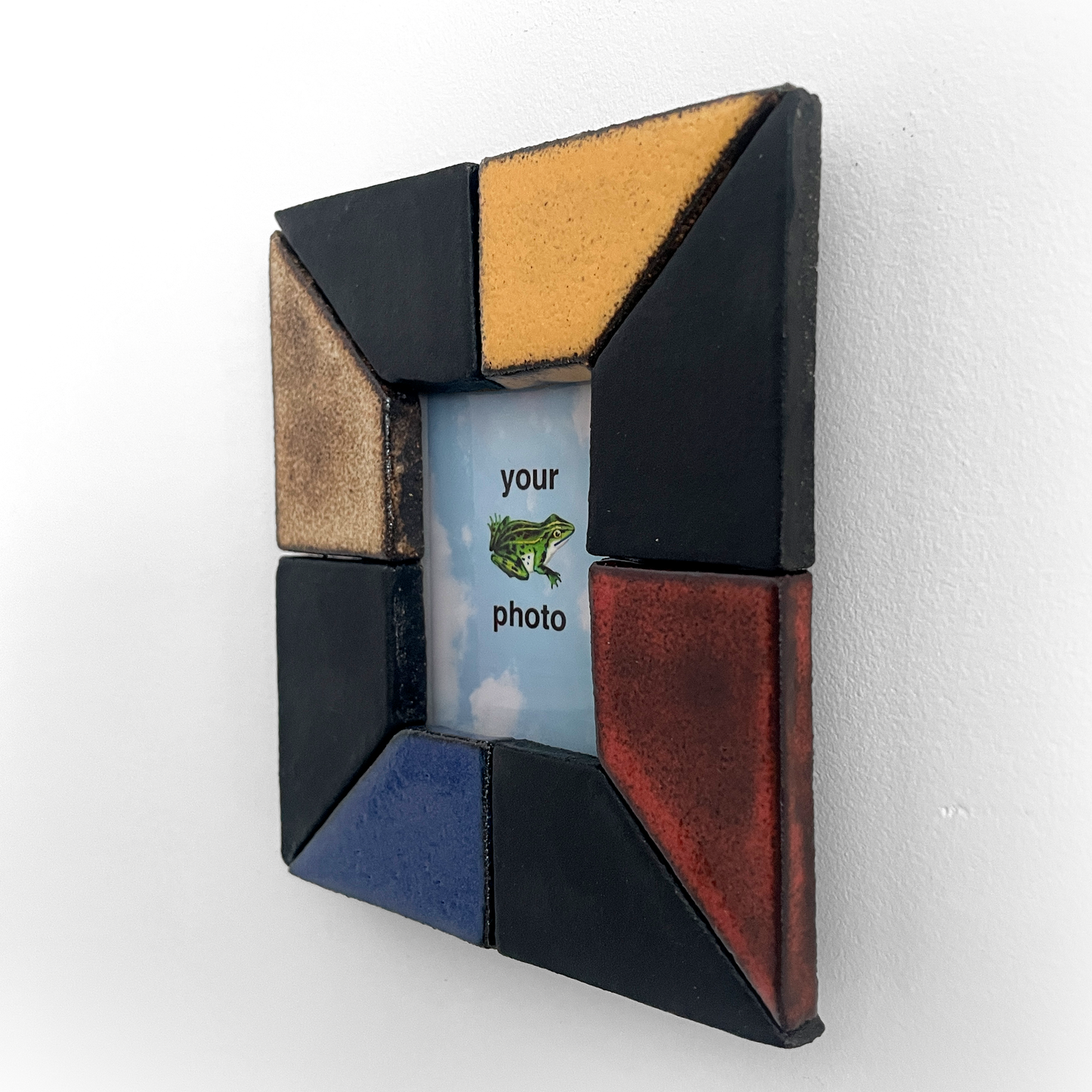 Primary Pinwheel Instax Picture Frame + Photo