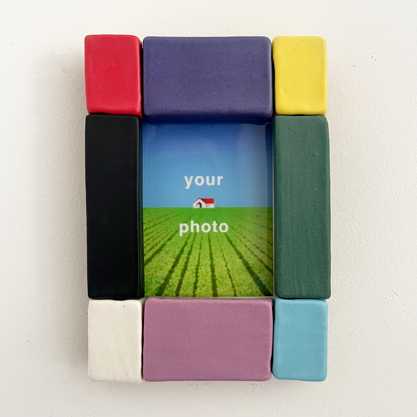 Color Block Instax Picture Frame + Photo