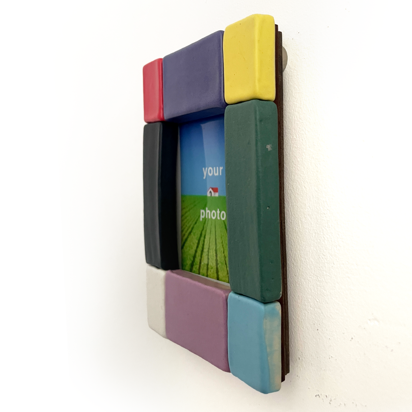 Color Block Instax Picture Frame + Photo