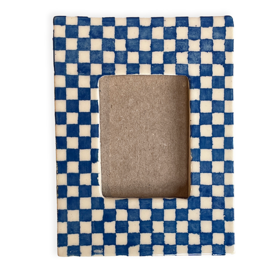 PREORDER 2026: Blue Checkers Instax Picture Frame + Photo