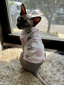 Pink Minnie cat shirt