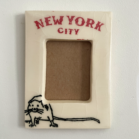 [IMPERFECT] NYC Rat Instax Picture Frame + Photo